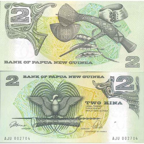 Billet De Banque Collection Papouasie Nlle Guinee - Pk N° 5 - 2 Kina
