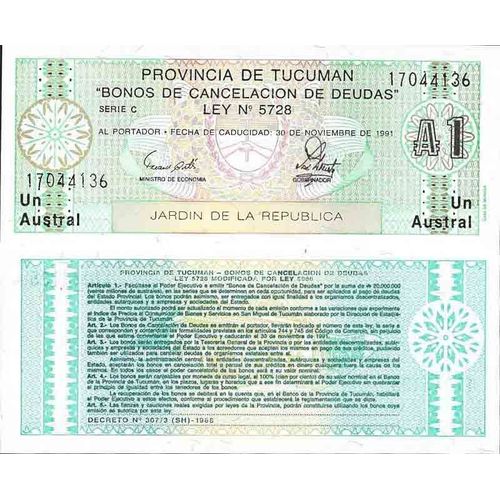 Billet De Banque Collection Argentine - Pk N° 999 - 1 Pesos