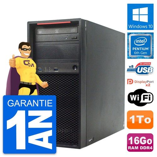 PC Tour Lenovo ThinkStation P320 Intel G4400 RAM 16Go Disque 1To Windows 10 Wifi