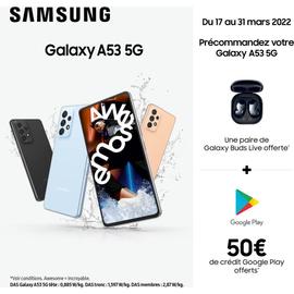 Samsung Galaxy A53 5G 128 Go Noir - EU - Neuf