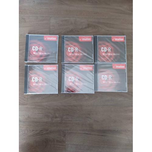 Lot 6 CD-R imation 80 min/700MB