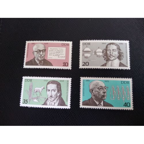 Timbre Allemagne / Rda Yt 1875 A 1878 Séries: Personnalités Importantes 1977 ( 140306 )