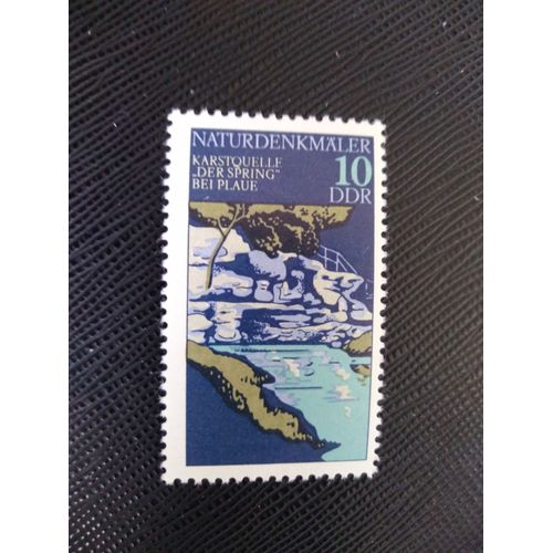 Timbre Allemagne / Rda Yt 1879 Source De Pioche À Deux Volets 1977 ( 140306 )