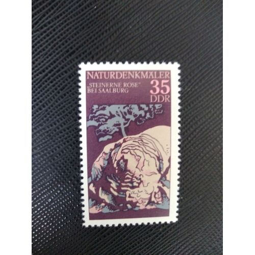 Timbre Allemagne / Rda Yt 1882 Rose De Pierre 1977 ( 140306 )