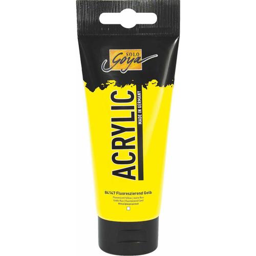 Peinture Acrylique Solo Goya 100 Ml Jaune Fluorescent, Ck 84147