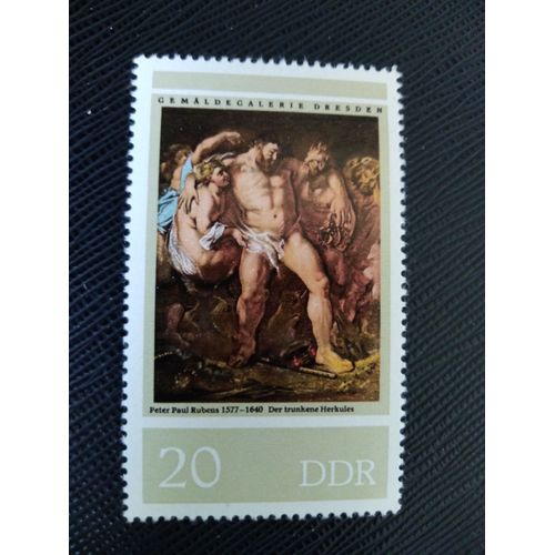 Timbre Allemagne / Rda Yt 1907 L'hercule Ivre 1977 ( 140306 )
