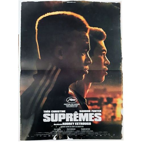 Suprêmes - Véritable Affiche De Cinéma Pliée - Format 40x60 Cm - De Audrey Estrougo Avec Théo Christine, Sandor Funtek - 2021