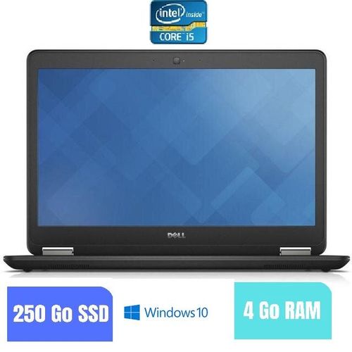 DELL E7450 - 4 Go RAM - 250 SSD - Windows 10 - N°170214