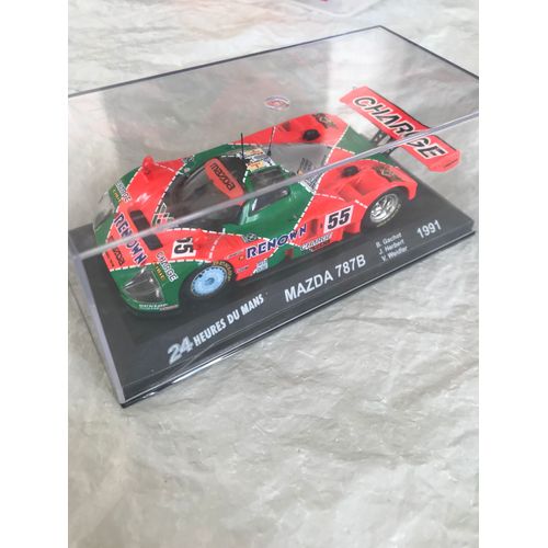 Voiture Miniature Mazda 787b - 1991 - 1/43 + Revue Les Plus Belles Voitures Des 24 Heures Du Mans N°2 - Les Éditions Altaya - 2003