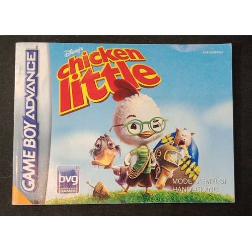 Chicken Little - Notice Officielle - Game Boy Advance