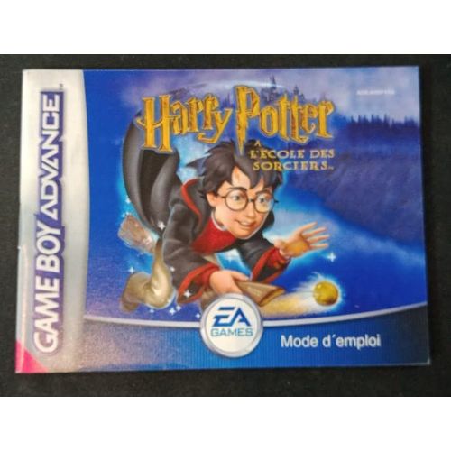 Harry Potter À L'ecole Des Sorciers - Notice Officielle - Game Boy Advance