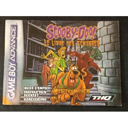 Scooby-Doo Le Livre Des Ténèbres - Notice Officielle - Game Boy Advance