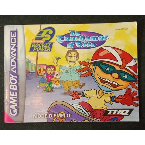 Rocket Power Le Cauchemar D'otto - Notice Officielle - Game Boy Advance
