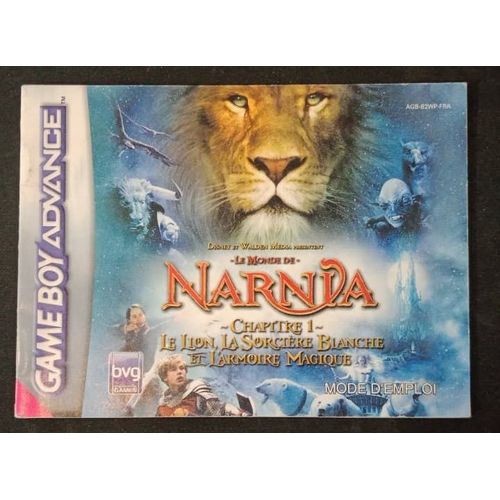 Le Monde De Narnia Chapitre 1 - Notice Officielle - Game Boy Advance