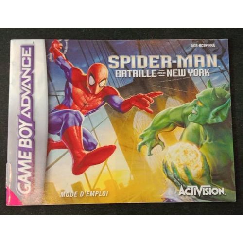 Spider Man Bataille Pour New York - Notice Officielle - Game Boy Advance
