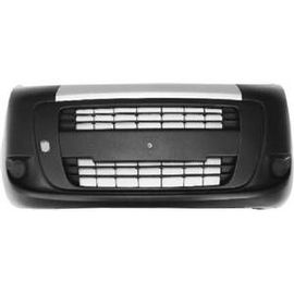 Pare Chocs Avant Pour Fiat Qubo, 2008-2016, Partie Supérieure Argentée, Noir, Neuf