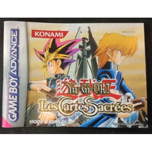 Yu-Gi-Oh Les Cartes Sacrées - Notice Officielle - Game Boy Advance