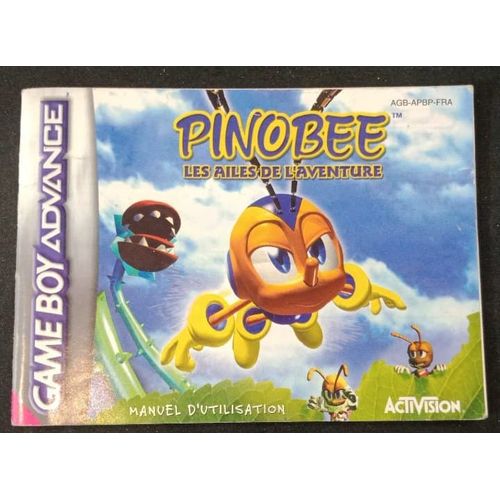 Pinobee Les Ailes De L'aventure - Notice Officielle - Game Boy Advance