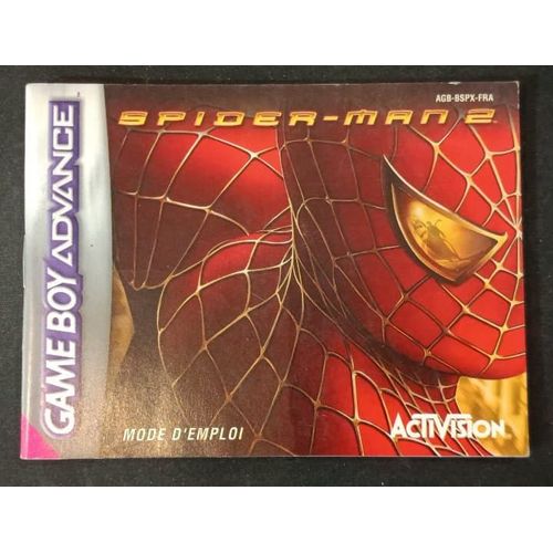 Spider Man 2 - Notice Officielle - Game Boy Advance