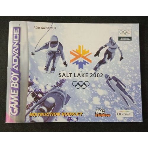 Salt Lake 2002 - Notice Officielle - Game Boy Advance