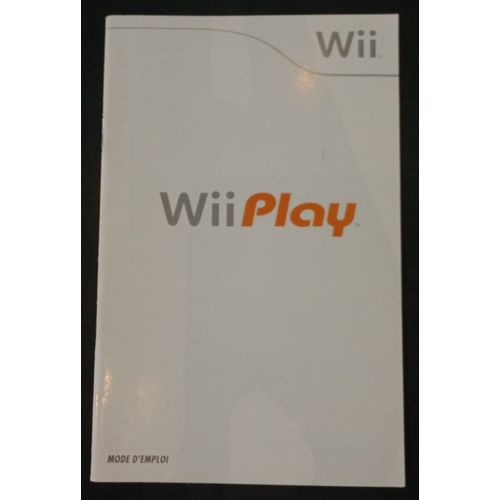 Wii Play - Notice Officielle - Nintendo Wii