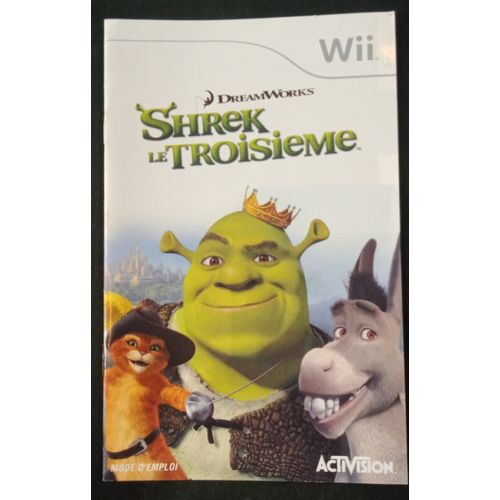 Shrek Le Troisième - Notice Officielle - Nintendo Wii