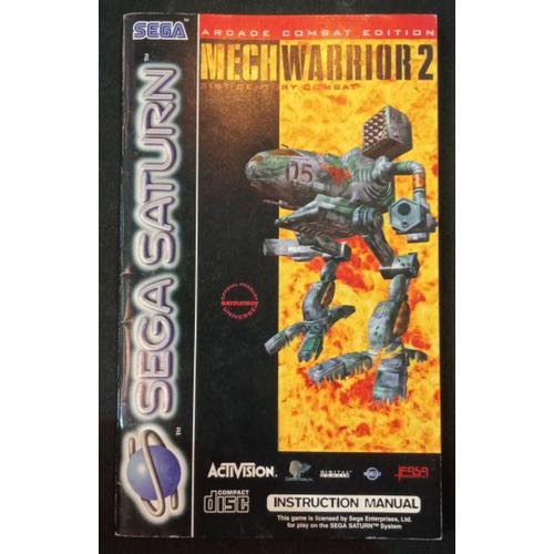 Mechwarrior 2 - Notice Officielle - Sega Saturn