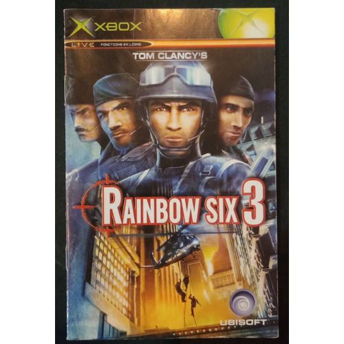Rainbow Six 3 - Notice Officielle - Microsoft Xbox