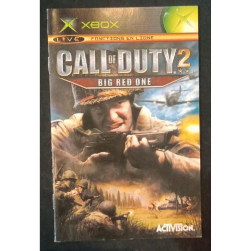 Call Of Duty 2 Big Red One - Notice Officielle - Microsoft Xbox
