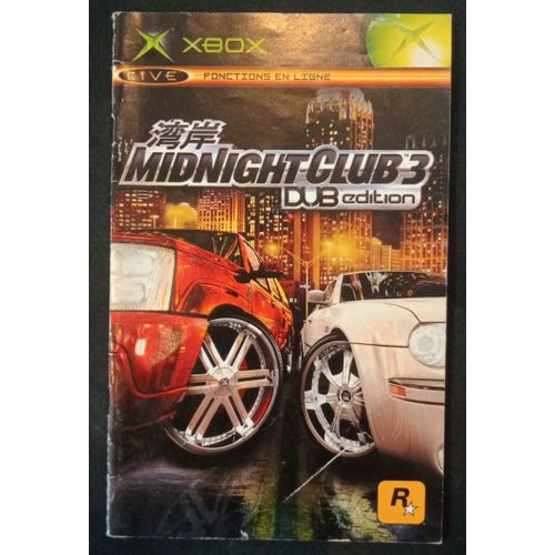 Midnight Club 3 Dub Edition - Notice Officielle - Microsoft Xbox