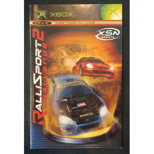 Rallysport Challenge 2 - Notice Officielle - Microsoft Xbox