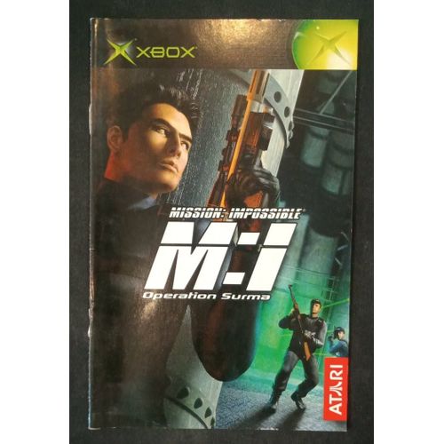 Mission Impossible - Opération Suma - Notice Officielle - Microsoft Xbox