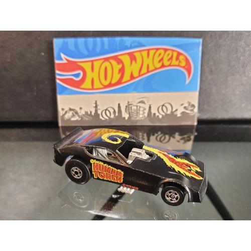 Hot Wheels 1/64 _80's Marvel Heroes Series Funny Car Pontiac Human Torch _Loose