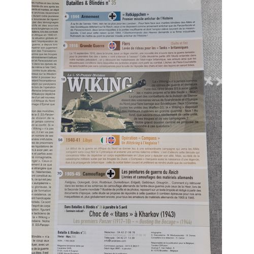 Batailles Et Blindes  N° 35 : Division Viking