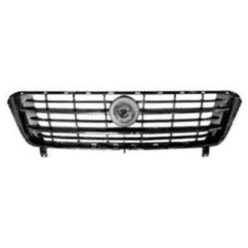 Grille De Calandre Centrale Pour Fiat Ducato Camping-Car Iii Ph. 2 Depuis 2014, Noire