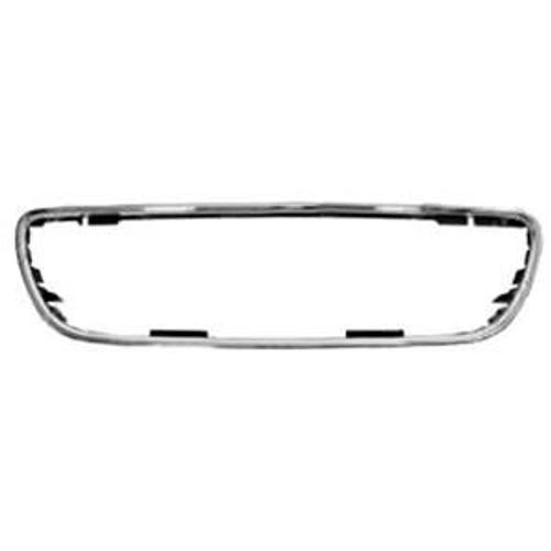 Enjoliveur Grille De Calandre Centrale Pour Nissan Micra Iv (K13) Ph.1, 2010-2013, Contour Chromé