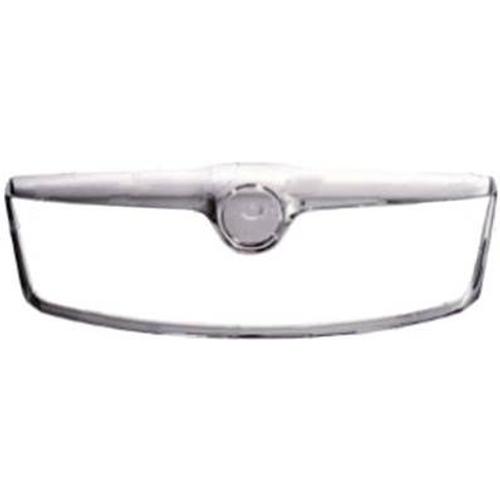 Profil Grille Radiateur Centrale Pour Skoda Octavia Ii Ph. 2 2009-2013, Chrome, Neuve