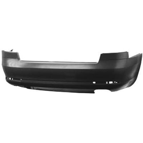 Pare Chocs Arrière Pour Skoda Octavia Ii Ph. 2 2009-2013, Noir Lisse, Mod. S.W., Neuf