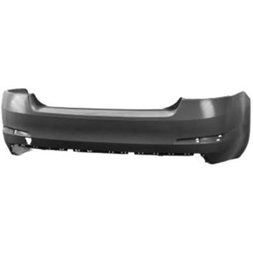Pare Chocs Arrière Pour Skoda Octavia Iii Phase 1 2013-2016, Noir, Neuf