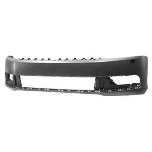 Pare Chocs Avant Pour Volkswagen Passat B7 2011-2014, Trous Lave Phares, Neuf