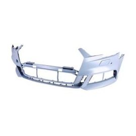 Pare Chocs Avant Pour Audi A3 Iii Ph.2 Sportback Depuis 2016 , Modèle S-Line Trous Radar Et Lave-Phares (Fixes), Neuf À Peindre