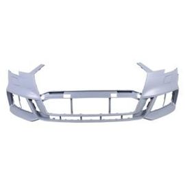 Pare Chocs Avant Pour Audi A3 Iii Ph.2 Sportback Depuis 2016 , Modèle S-Line Trous Et Caches Lave-Phares (Actifs), Neuf À Peindre