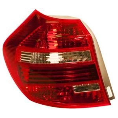 Feu Arrière Gauche Pour Bmw Serie 1 E87n De 2007 À 2011, Modèle 5 Portes, Led, Chrome, Rouge Et Blanc, Neuf