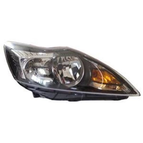 Phare Optique Avant Droit Pour Ford Focus Ii Phase 2 De 2008 À 2011, H7+H1, Fond Noir,