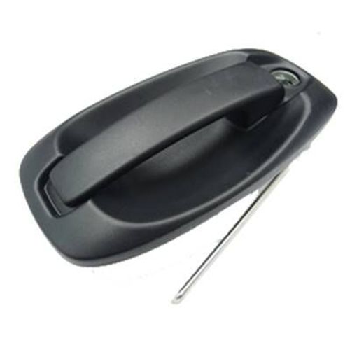 Poignée De Porte Avant Gauche Pour Fiat Qubo 2008-2016, Extérieure, Noir, Barillet, Jeu Clé, Neuve