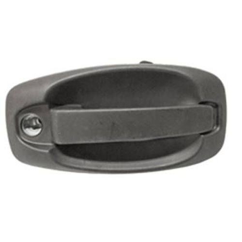 Poignée De Porte Battante Pour Fiat Qubo 2008-2016, Extérieure, Noir, Trou Barillet, Neuve