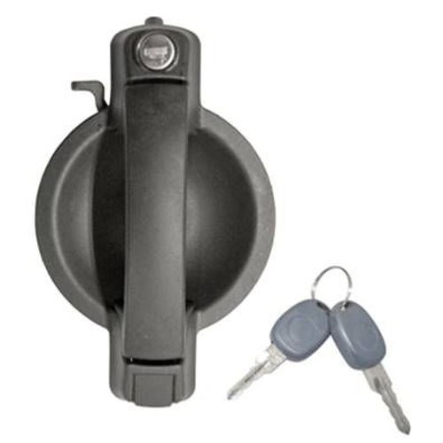 Poignée De Porte Avant Gauche Pour Fiat Doblo I Ph. 2 2006-2010, Extérieure, Noir, Trou Barillet