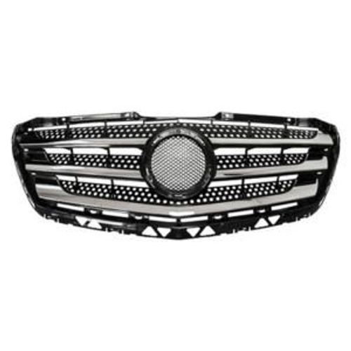 Grille De Calandre Radiateur Pour Mercedes Sprinter Ii (W906) Depuis 2013 Noire Et Chromée, Neuve