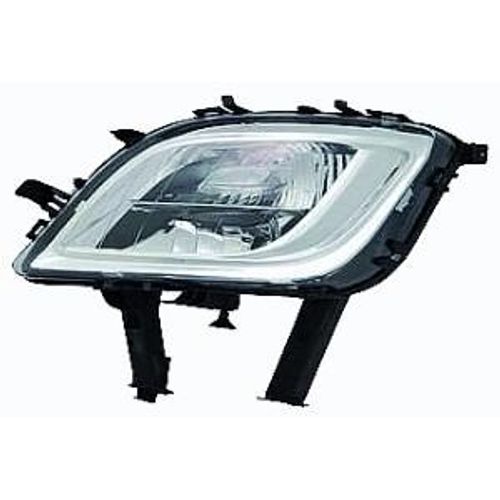 Feu Antibrouillard Gauche Pour Opel Astra J 2010-2012, H3, Corps Chrome, Neuf