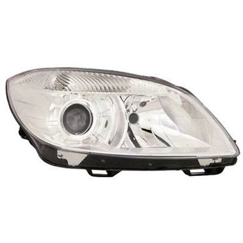 Phare Optique Avant Droit Pour Skoda Fabia Ii Ph. 2 2010-2014, H7+H7, 2 Paraboles, Neuf